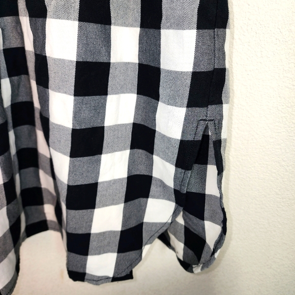 Lauren Ralph Lauren Buffalo Check Belted Twill Long Sleeve Midi Shirt Dress Sz 2 - Picture 5 of 8